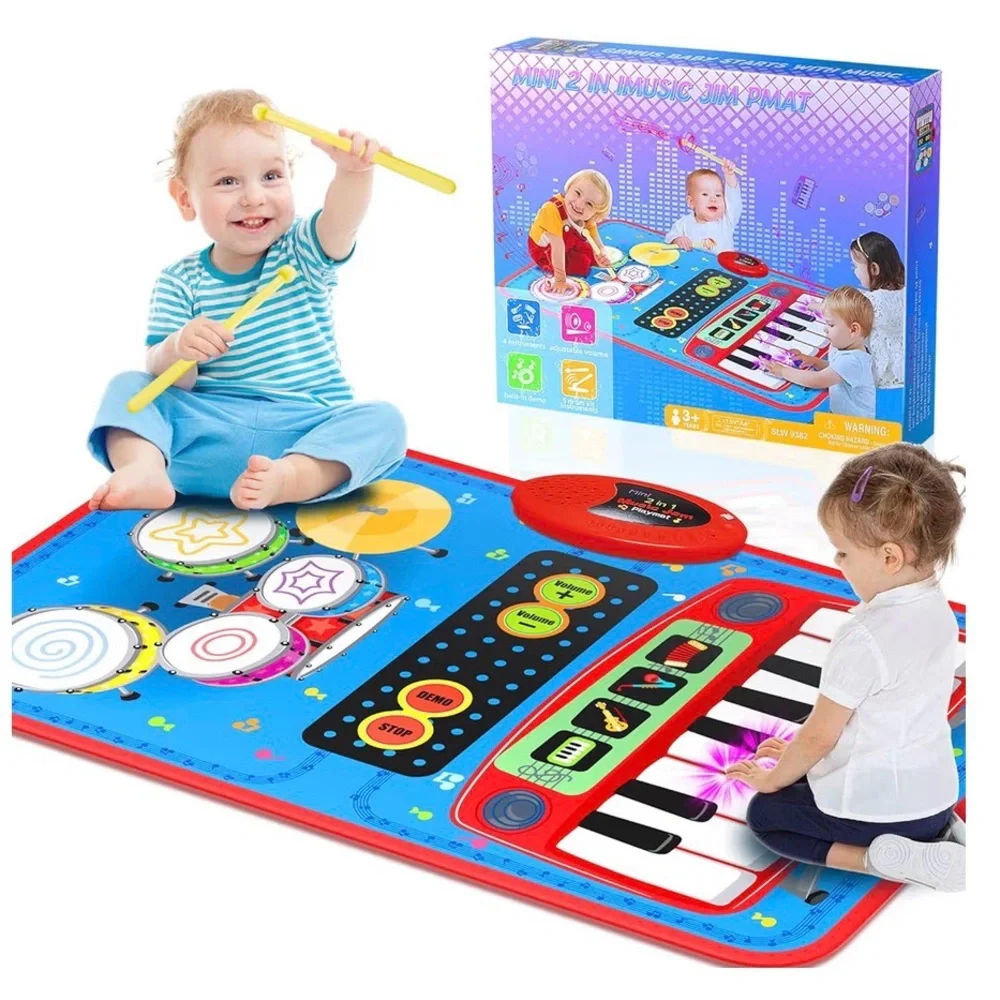 2-in-1 Musical Mat Toys